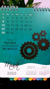 This month calendar from My Project Desk